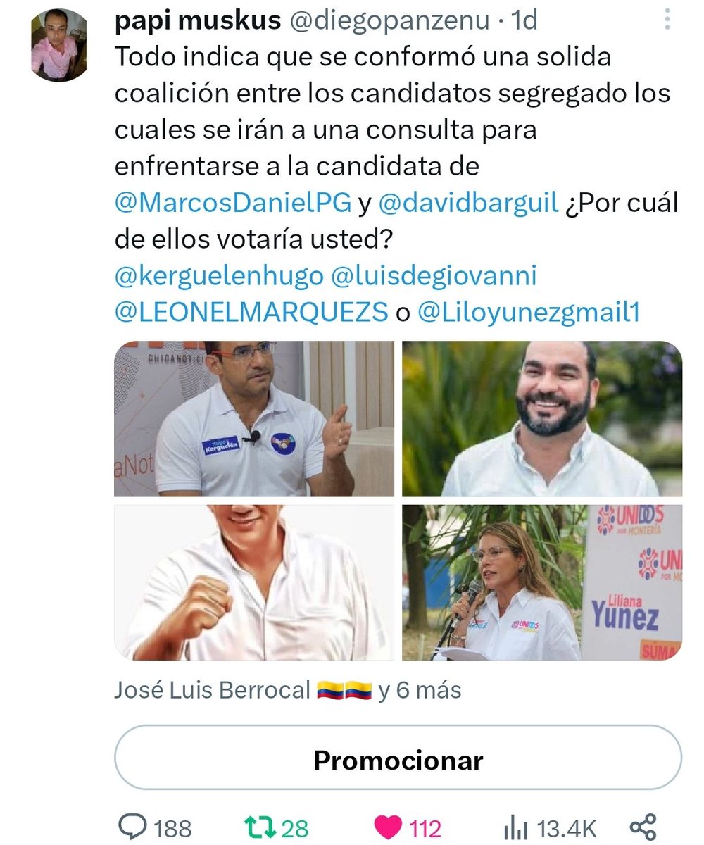 diegopanzenu's tweet photo. #Elecciones2023 Lo que habíamos anunciado,  hoy es una realidad.  la coalición de los candidatos segregado está tomando fuerza para enfrentarse a la maquinaria conservadora. @kerguelenhugo @luisdegiovanni @Liloyunezgmail1 @LEONELMARQUEZS le aprietan el barro al cabeza de Lengua. https://t.co/4Pt1HoIsDG