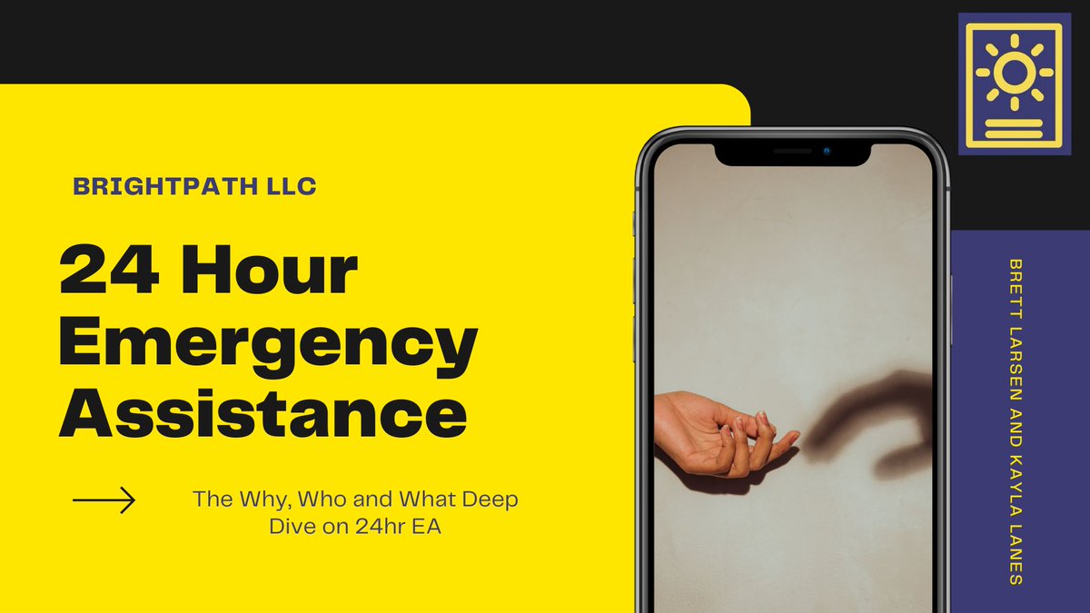 BrightpathLlc's tweet image. Here at Brightpath, we've spent the last few months researching the Why, Who, and What of 24hr Emergency Assistance. Now we are going out to agencies to spread the word on 24hr EA!

Does your organization have a spare 30-60 minutes for a presentation?

Reach out to today!