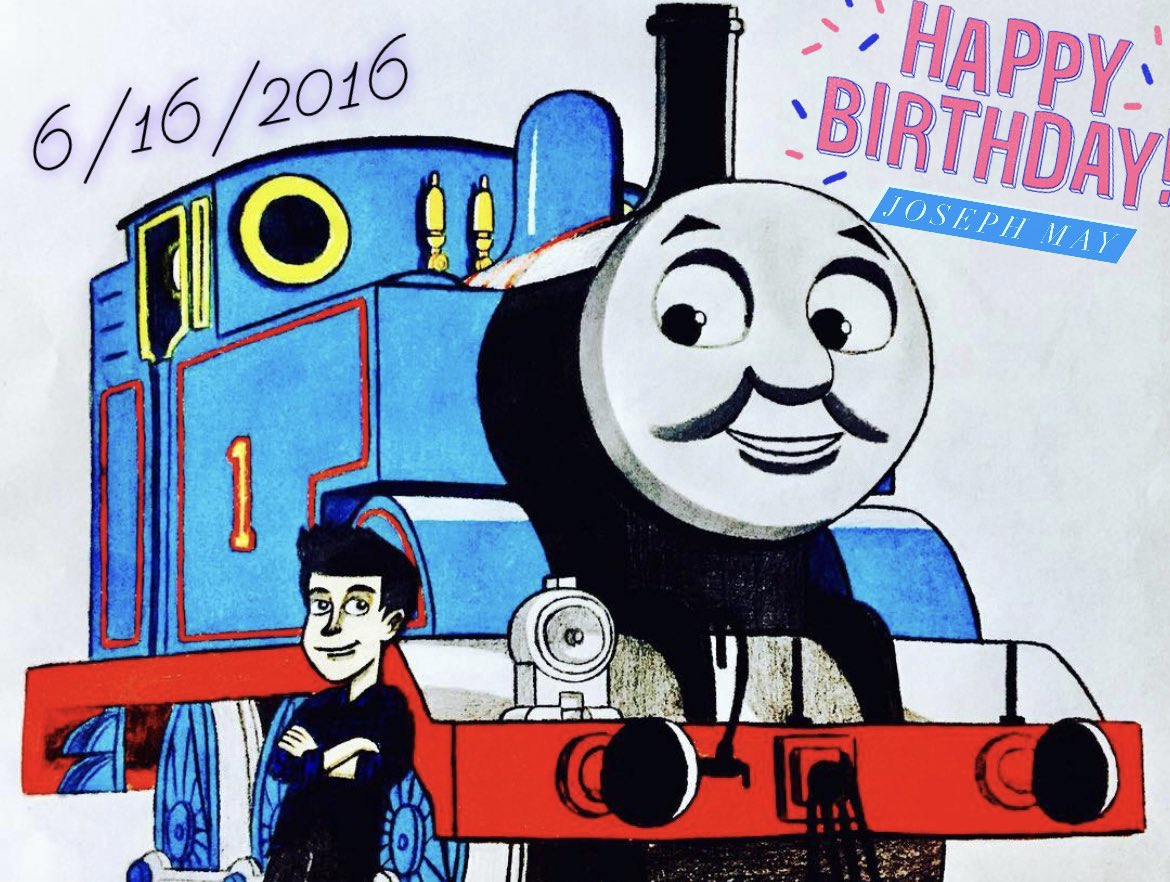   Happy Birthday to voice actor Joseph May the US voice of Thomas in the CGI-era.      