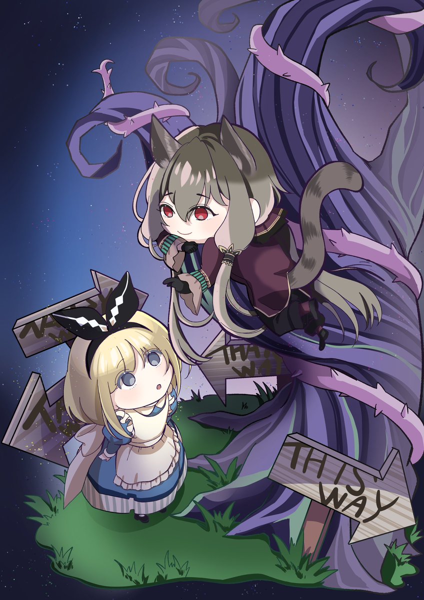 アンセレ　チェシャ猫の笑い https://t.co/DxbRfauwfG