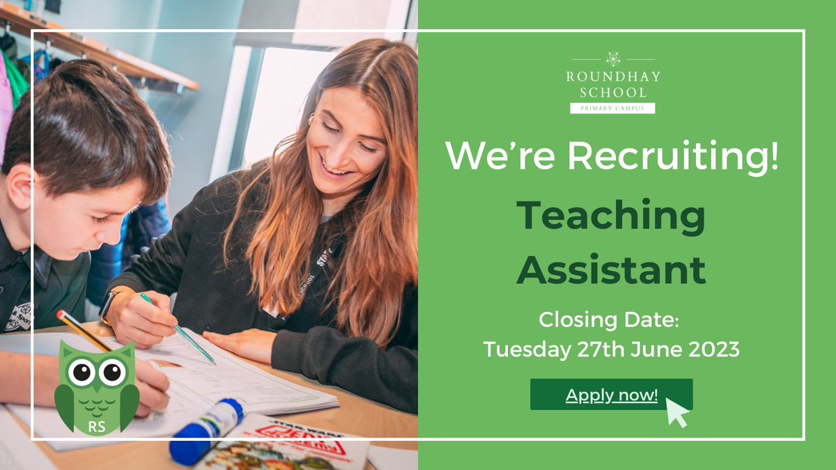 Looking for a fresh adventure in your career? Look no further, because we have an incredible opportunity!

🔗 Explore further and submit your application now: bit.ly/RoundhayVacanc…