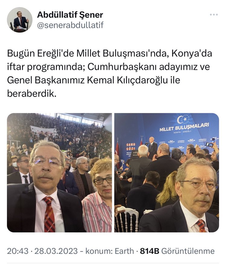 Bana iki yüzlülüğün resmini çiz abidin desem bunu çizerdi galiba..