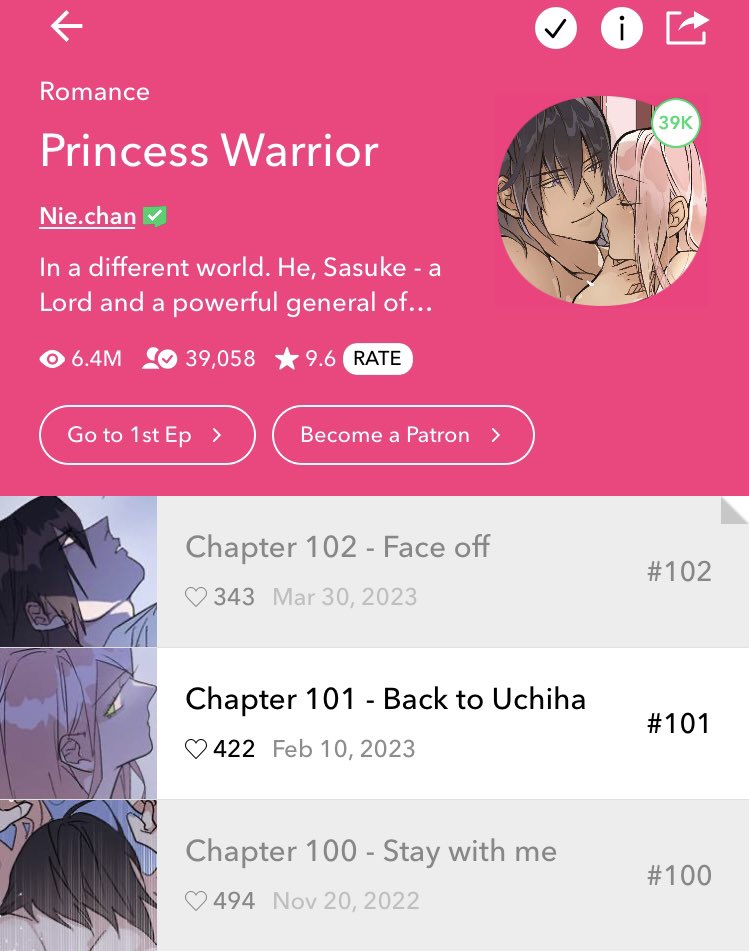 In case sum of yall still dont know…theres an ss fanfic ON the webtoon app that has 6m readers….we need more like this pls 👀
