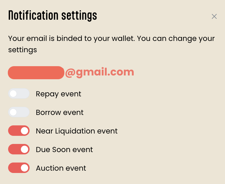 renkin_io's tweet photo. By opting in to this notification feature on Renkin, you can customise alerts for the following loan activities:

- New Borrows;
- Repayments;
- Due Soon notices;
- Near Liquidation alerts;
- Loan Auction notices.

Never miss a beat on your loans and manage them like a Pro! 🧙‍♂️ https://t.co/9uTBGNLF3h