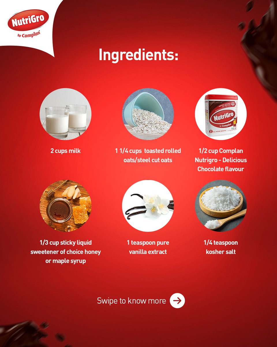 NutrigroComplan's tweet image. Satisfy your chocolate cravings with
Complan NutriGro chocolate protein.

Try now!

#FlavourfulFun #NoCompromise #complan #nutririon
#growth #kids #parents #parenting #healthylifestyle
#proteins #health #immune #bones #complannutrigro
#children #healthyfood #healthyrecipes #milk