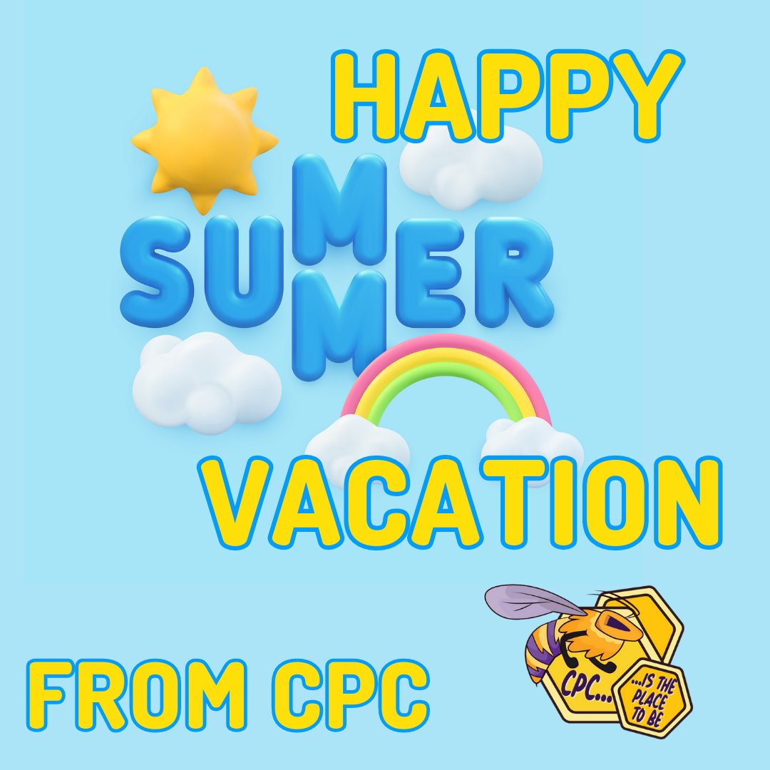 wcscpc's tweet photo. First official full day of summer vacation starts today! Soak it up, enjoy every moment, and have a safe and happy break. 👓👙🩳🏄‍♀️🚣‍♂️🍧⛵🌞🌊

See you in the Fall!

#cpcistheplacetobe #iamcte #summervacation #itsfinallysummer #summer2023 https://t.co/mZIYCczw48
