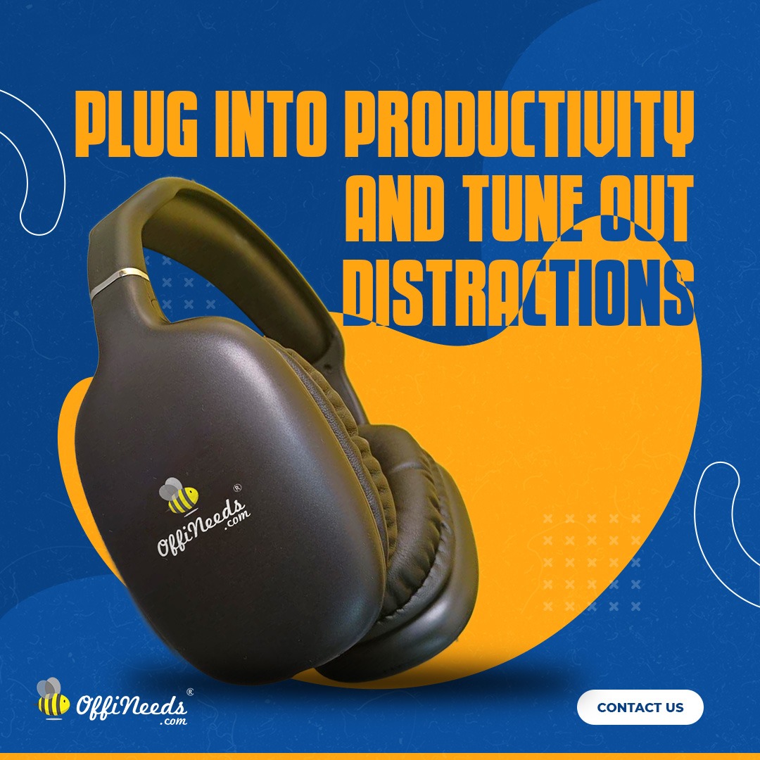 📢 Attention, productivity enthusiasts! 🎧🎁 'Plug into productivity and tune out distractions.' Browse Now: catalog.offineeds.com/gadgets/headph… #ProductivityBoosters #CorporateGifts #UnleashYourPotential #Employeeappreciation #CorporateGifting #EmployeeGifting #OffiNeeds