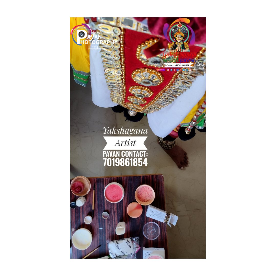 Dazzling Attire: Unveiling the Vibrant Kaleidoscope of Yakshagana Costumes.

#yakshaganaartist #bangalore #yakshaganaartistpavan #yakshagana #yakshaganaartist #yakshaganaphotography #yakshaganamgelge #photography #photography #dance #drama #yakshaganakalavidaru #yakshagana