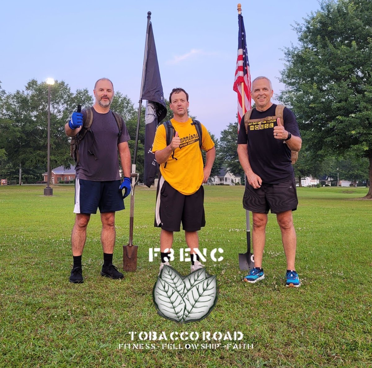 51 #f3enc PAX with 4 @f3fng’s #f3nation #f3counts 

11 @ #ovaloffice
11 @ #watchtower (4 @heavy_drop_training)
7 @ #broga
3 @ #tobaccoroad
9 @ #theflagship
10 @ #firstaid