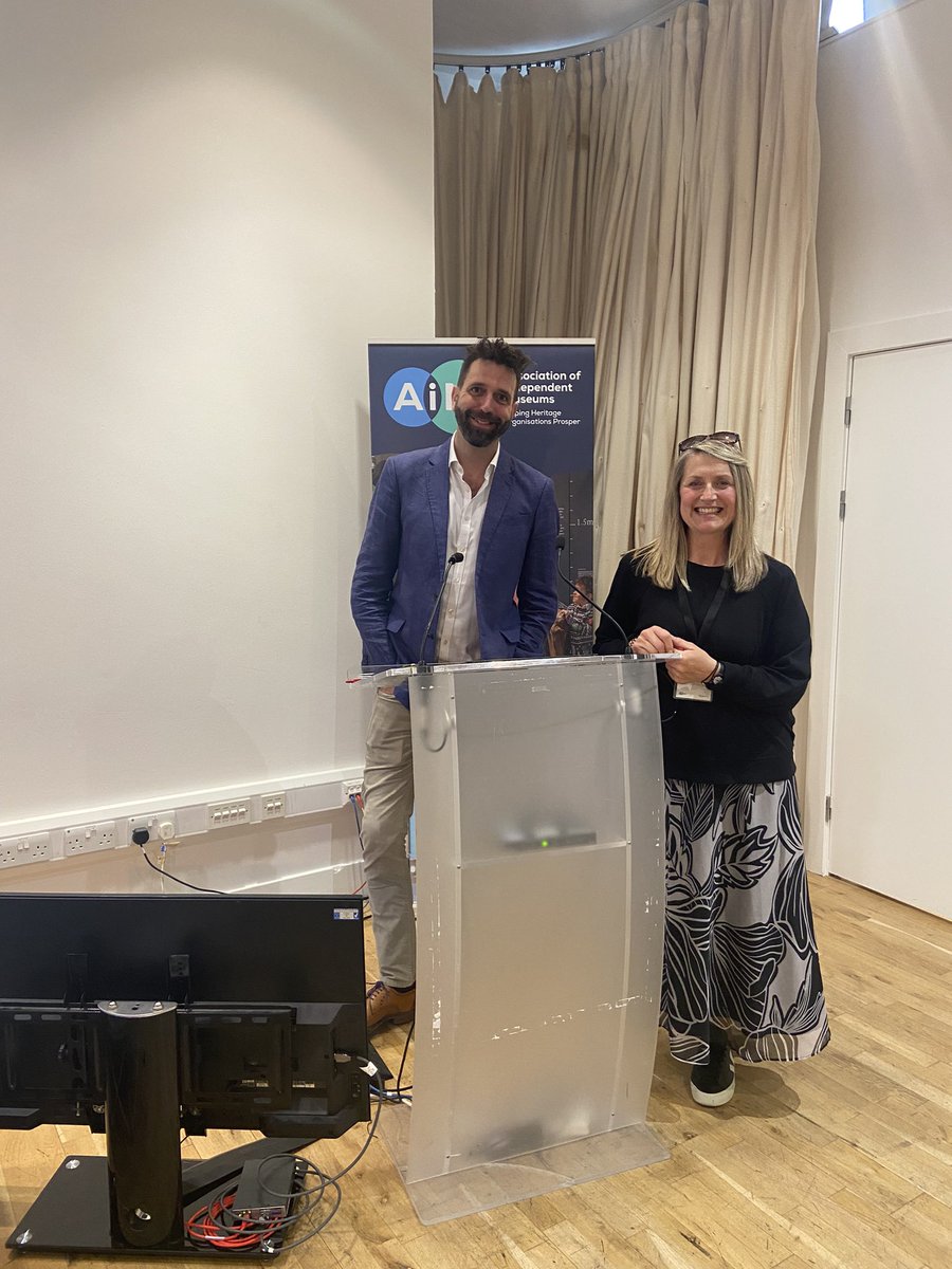 EmilyFrankish93's tweet image. A fantastic presentation from @RhiannonhilesDD and @CJDLoughran on the development and recruitment of our brand new board @Beamish_Museum #AIMConference2023 @Aimuseums