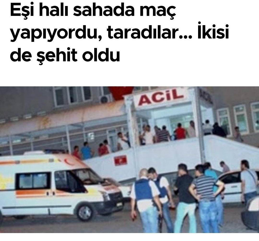 Tunceli'deyiz.Yaz tatilinde ailemin yanına gitmişim.Merkezde büyük çay bahçesi var. Ailecek oturuyoruz ama bir gariplik var, ortalık bomboş. Babam dedi ki:Bu puştlar bir şey planlıyor gidelim. Gittik. Haberlerde halısaha maçı yapan polislerin tarandığını söylüyorlardı