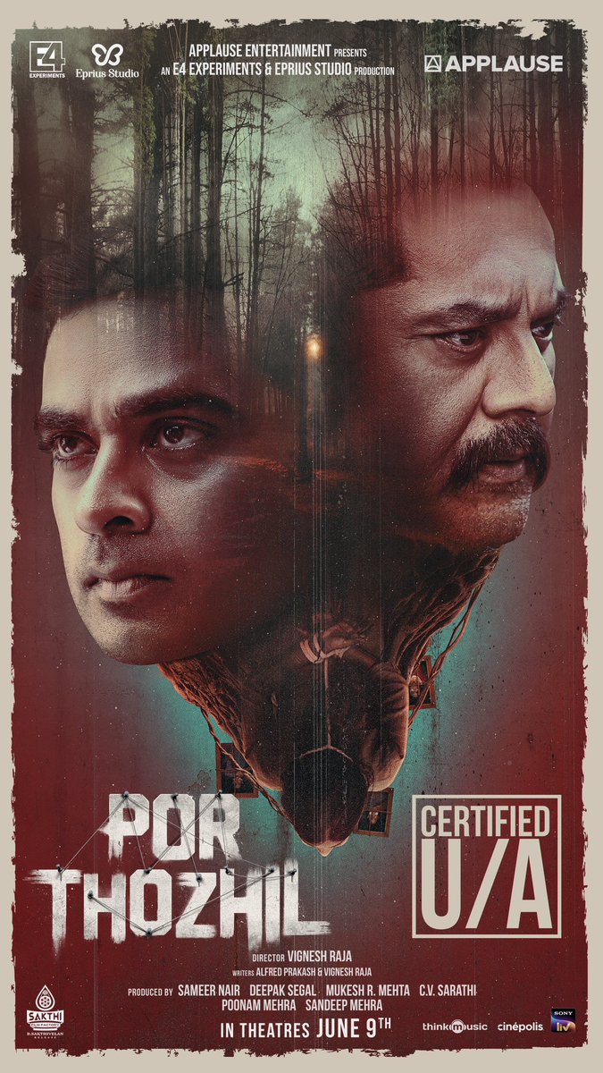 . #PorThozil is an awesome seat edge thriller... Well written and very well made... Super performance by @realsarathkumar sir and @AshokSelvan.... Great job dir @vigneshraja89 and whole cast and crew.... 👏👏👏