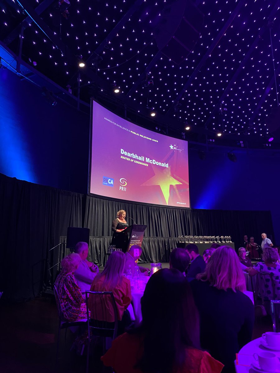 ColmJamesWard's tweet photo. Kicking off here at the #PRAwards23…best of luck to all nominees https://t.co/1d5wopjgoV