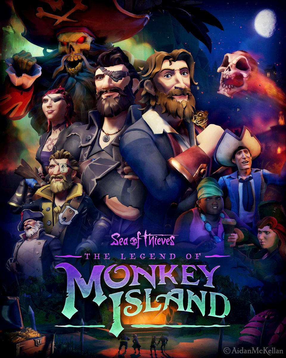 Poster n°28 : The Legend of Monkey Island 🐵🏝️

#SeaOfThieves @SeaOfThieves #BeMorePirate #TheLegendOfMonkeyIsland #BeMoreThreepwood