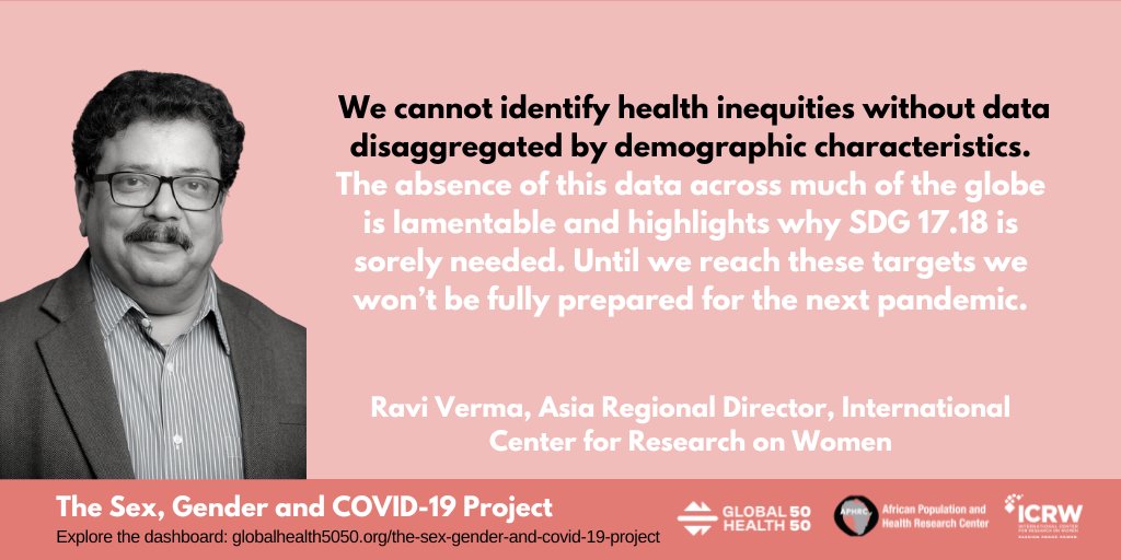 ICRWAsia's tweet photo. Disaggregated data is necessary for equitable access to healthcare interventions and ensures that no one is left behind in the policy response.
#ICRW #COVID19 #DisaggregatedData #Data4Equity #Data4SDGs https://t.co/DXhWFznGyr