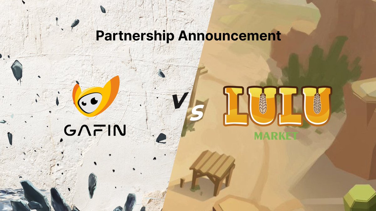 GaFin and @LULU_Markets Join Forces: Powering the Future of GameFi 🔥

✨ Along with @LULU_Markets - a new GameFi utilizing the advantages of NFT and DEFI, we will explore and revolutionize the web3 gaming industry.

🌈 $5000 TREASURY BOX GIVEAWAY: galxe.com/GaFin/campaign……