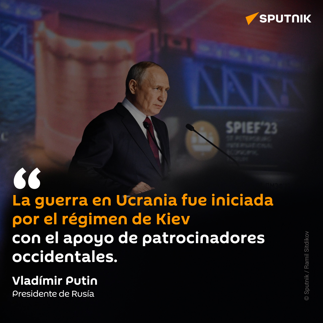 SputnikMundo's tweet photo. 🇷🇺 Vladímir Putin sobre la contraofensiva ucraniana: Kiev no logró sus objetivos en ningúna de las zonas [de la contraofensiva]

👉 https://t.co/TCL8Gl1Eht https://t.co/hI38uFAgJ0