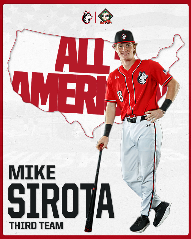 The 𝙩𝙝𝙞𝙧𝙙 All-America selection for the #HowlinHuskies this summer!

Mike Sirota has been named an All-American by ABCA/Rawlings!

📝 rb.gy/dhlkr