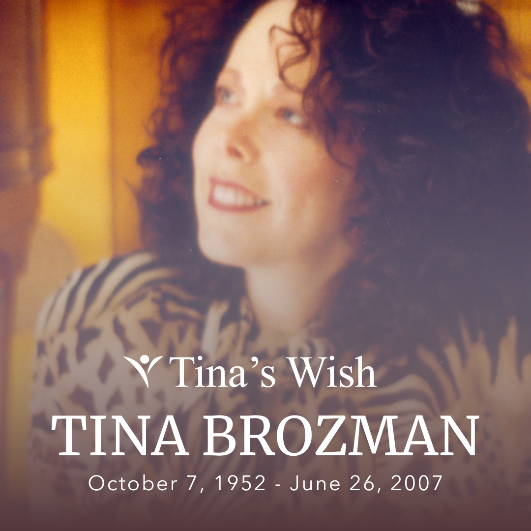 Fondly remembering The Honorable Tina Brozman, 16 years after we lost her to #OvarianCancer. She is the inspiration for all that we do and a constant reminder that developing an early detection test is essential to overcoming this disease.