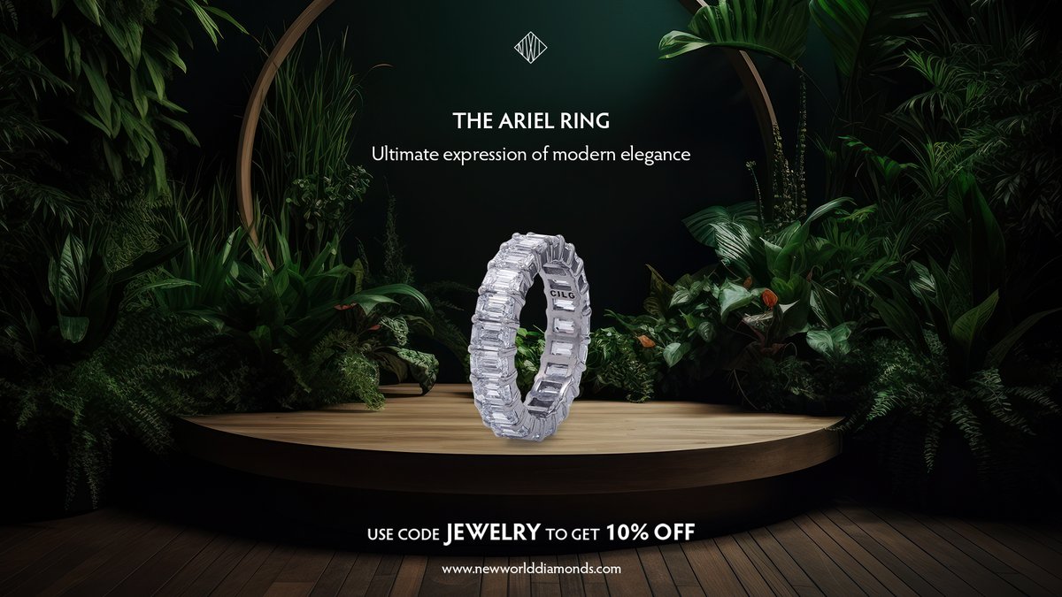NewWorldDiamond's tweet image. A luminous celebration of love, forever etching moments of joy and commitment.

Ariel Ring - 4.0mm
Shop Now || New World Diamonds
tinyurl.com/bdhjw9dr

#elegantring #ringstyle #arielring #newworlddiamonds #modernring #labgrowndiamondring #ringcollection #fancyring #ringfashion