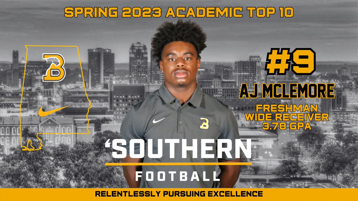 Next up on our Spring 2023 Academic Top 10, our young guys put in work...
#YeahPanthers | #Excellence