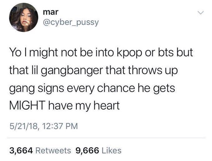 PEACH is fixing their threads, sorry 🌨 on Twitter "lil gangbanger that