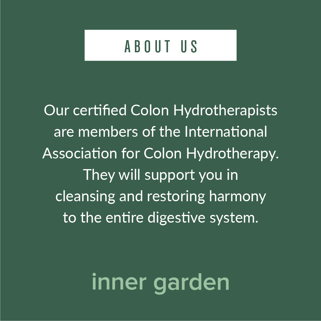 ABOUT INNER GARDEN Our certified Colon Hydrotherapists are members of the International Association for Colon Hydrotherapy. They will support you in cleansing and restoring harmony to the entire digestive system. . . . #healthyself #healyourbody #healyourgut #guthealing #healthy