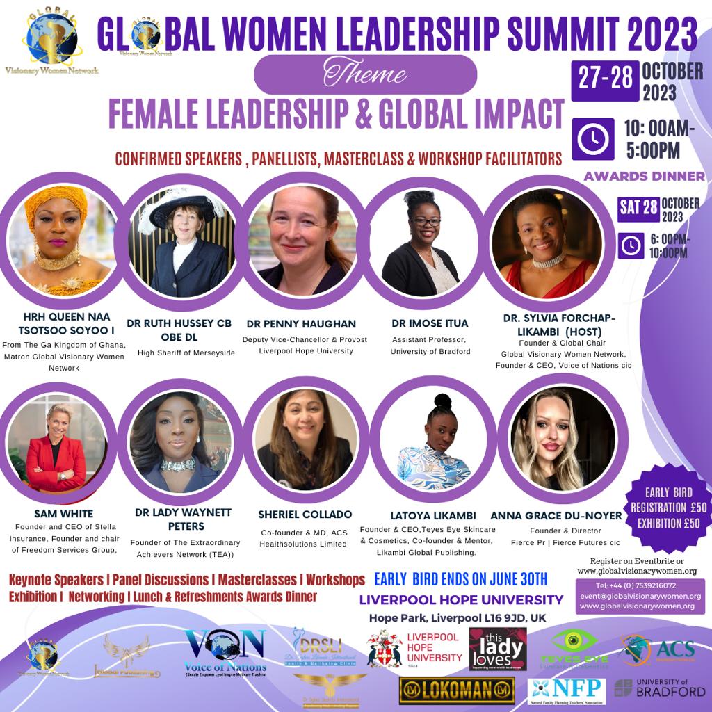 GlobalVisionWN's tweet image. Meet Our Most Esteemed &amp;amp; Powerful Line-up of Confirmed Speakers For The Global Women Leadership Summit 2023! - mailchi.mp/f2e1442972d0/a…
