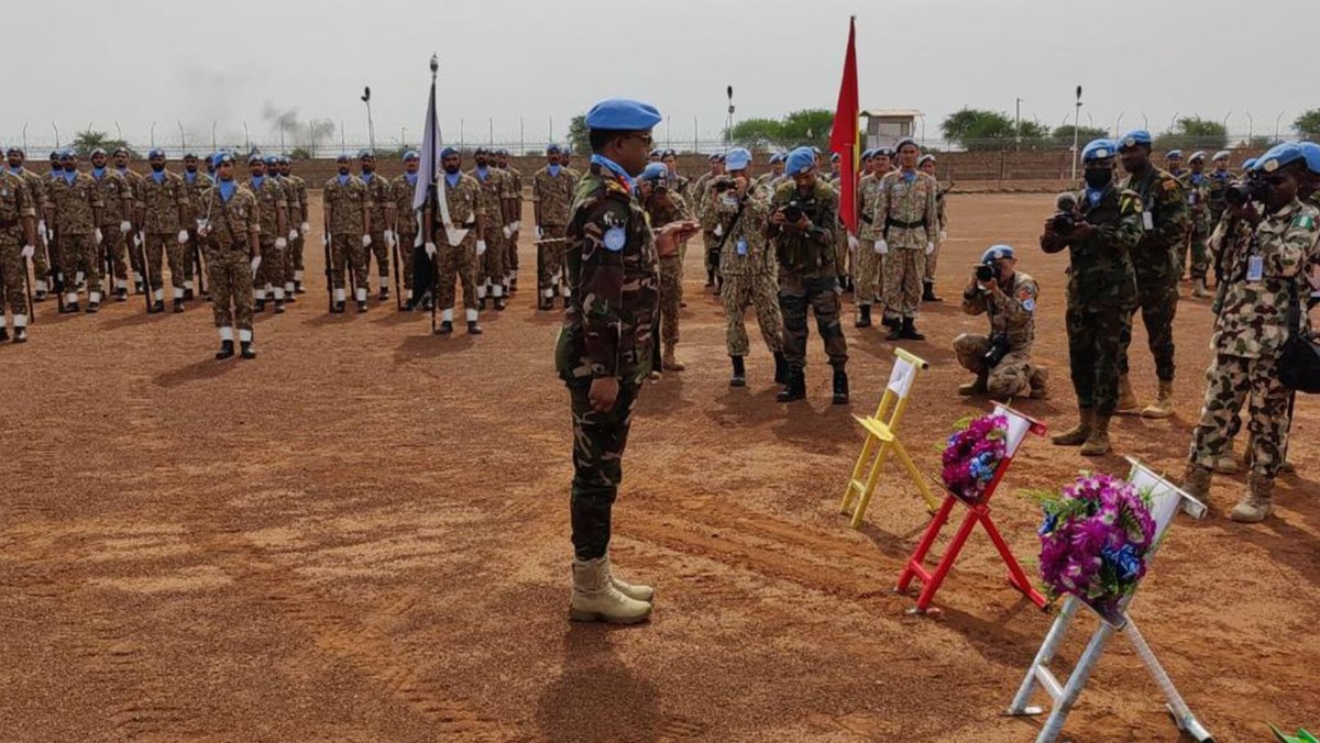 banbatt1_UNISFA's tweet photo. BANBATT celebrates the International Day of UN Peacekeepers 2023 on 27 May 2023 in the FHQ #Abyei and #Kadugli logistic base area.
πΊπ³ποΈπ§π©
#unisfa #unitednations #peacekeeping #bangladesharmy #peacekeeper #banbatt #unday2023 #jbvmm #Sudan https://t.co/PgbsU5Tao5