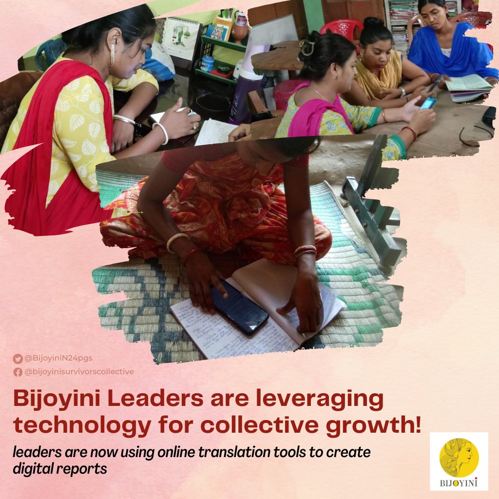 #BreakingBarriers

Bijoyini Leaders are leveraging technology for collective growth! 💪✨

We're thrilled to announce that our leaders are now using online translation tools to create digital reports. Language barriers are no longer holding us back! 🚀📚

#BijoyiniLeaders