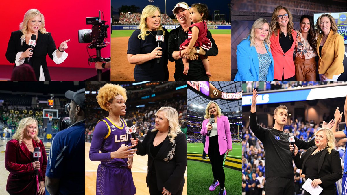 bhofheimer_espn's tweet image. Happy birthday to ESPN's @sportsiren, one of the hardest working people in sports. Holly has been involved in so many big moments this year across college football, men's &amp;amp; women's hoops, softball, WNBA and more.

In Aug, Holly will be honored w/ the 2023 Curt Gowdy Media Award.