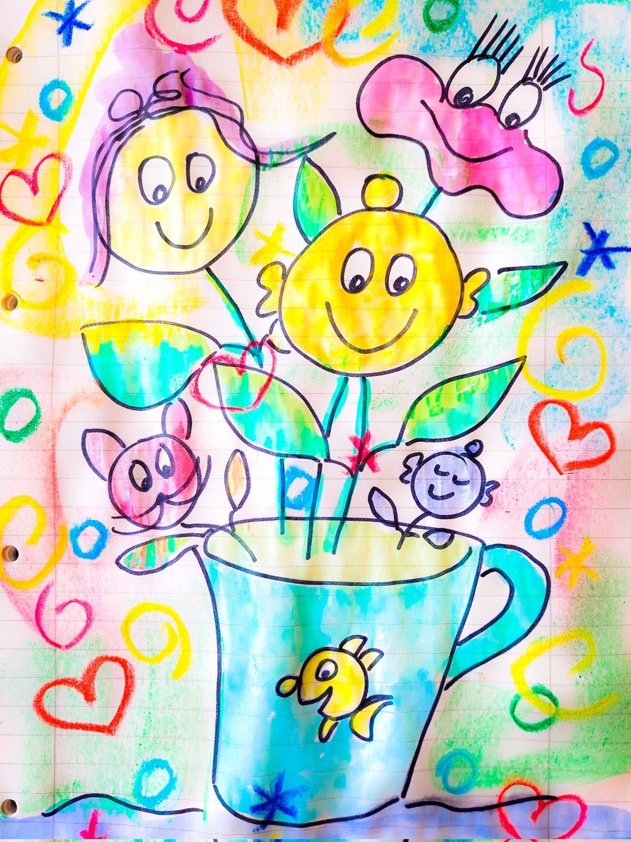 Heute habe ich meine Blumen umgetopft. #Blumen. Mögen alle Wesen glücklich sein. Liebe Grüße, Loys. ❤️  #art #artist #artwork #Kunst #Künstler #seelenart #artbrut #artbrute #LoysLettink #München #picoftheday #artoftheday #Tagesstätte #Skizzenbuch #Tagebuch #daily #loveley #gay
