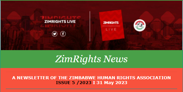 ZimRightsLIVE's tweet photo. Our May Newsletter is here. Be sure to click and reflect on the highlights for the month. Find out how ZimRights communities have been faring on advocacy issues. Access our knowledge bank as we share with you resources and reports that will assist you to make sense of what is happening in the world of human rights. 

Read the full newsletter here https://t.co/QOFHdgqQGH
For future newsletters you cans subscribe here https://t.co/zrOgoQTtGL