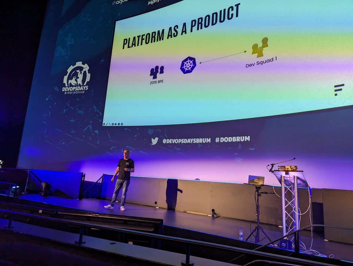 devopsdaysbrum's tweet image. Andy Burgin talking about Curating a Platform Experience on our glorious track 1

#devopsdays