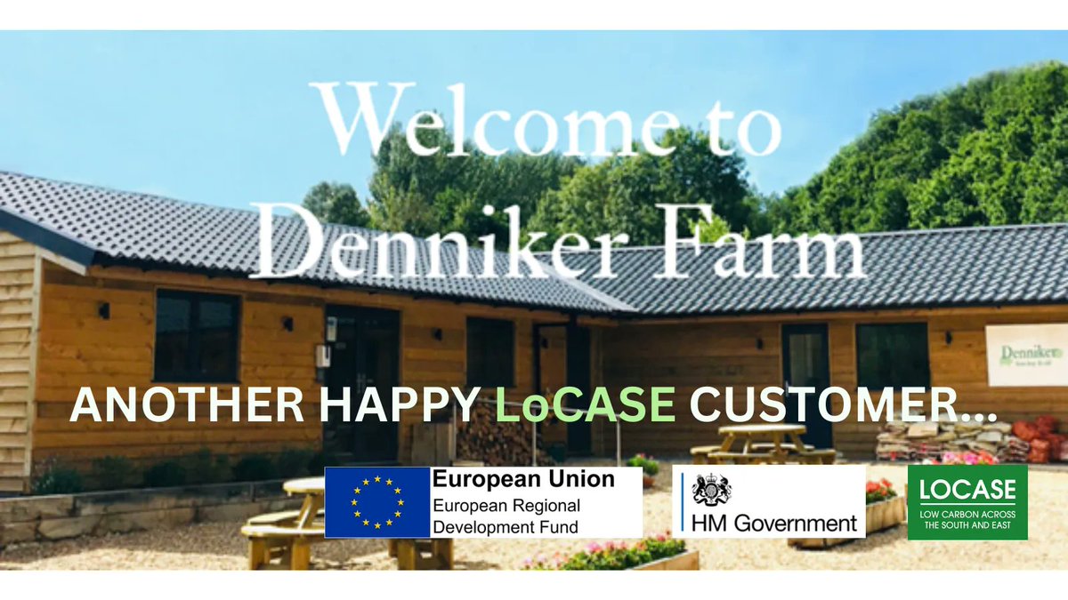 #LoCASE #grantfunding for #solarpanels “What a great service the whole (LoCASE) team has provided...Energy bills were crippling us...(we) are really struggling to tread water, your help in the process has secured their future (our staff) & ours!” Shaun, Denniker Farm, E. Sussex👍