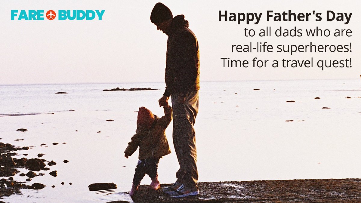 fareobuddy's tweet photo. Flying high with your real-life superhero on this Father's Day travel quest! ✈️🌍 
Travel the world, explore new horizons, and create priceless memories along the way with @fareobuddy!

#HappyFathersDay #superhero #Traveler #quest #FathersDay #dad https://t.co/wGqxUJx4lM