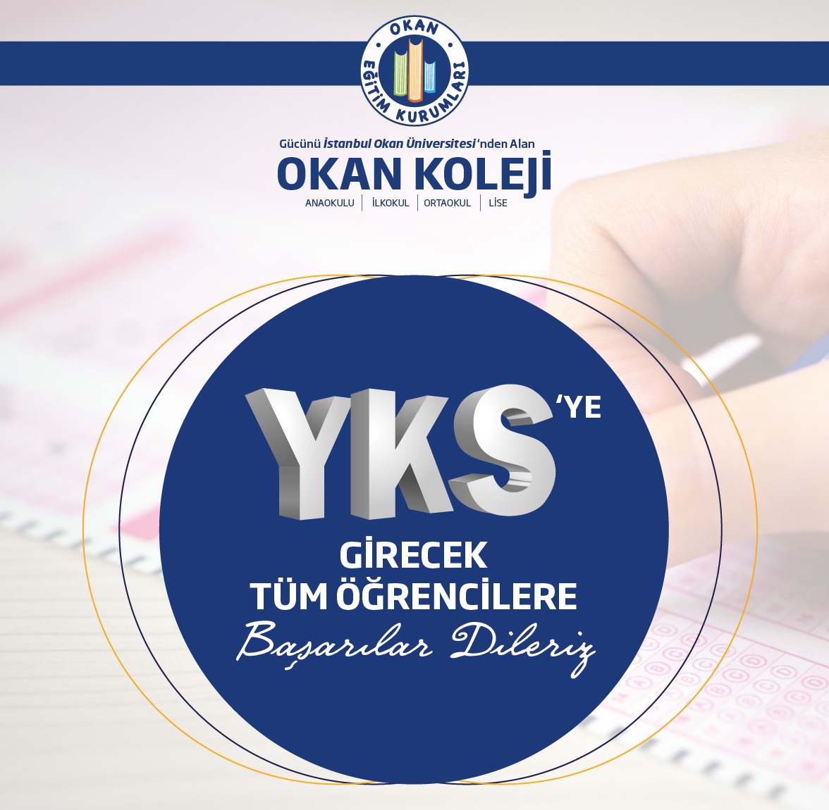 YKS'ye girecek tüm öğrencilere başarılar dileriz.#yks #ykssınavı #yks2023