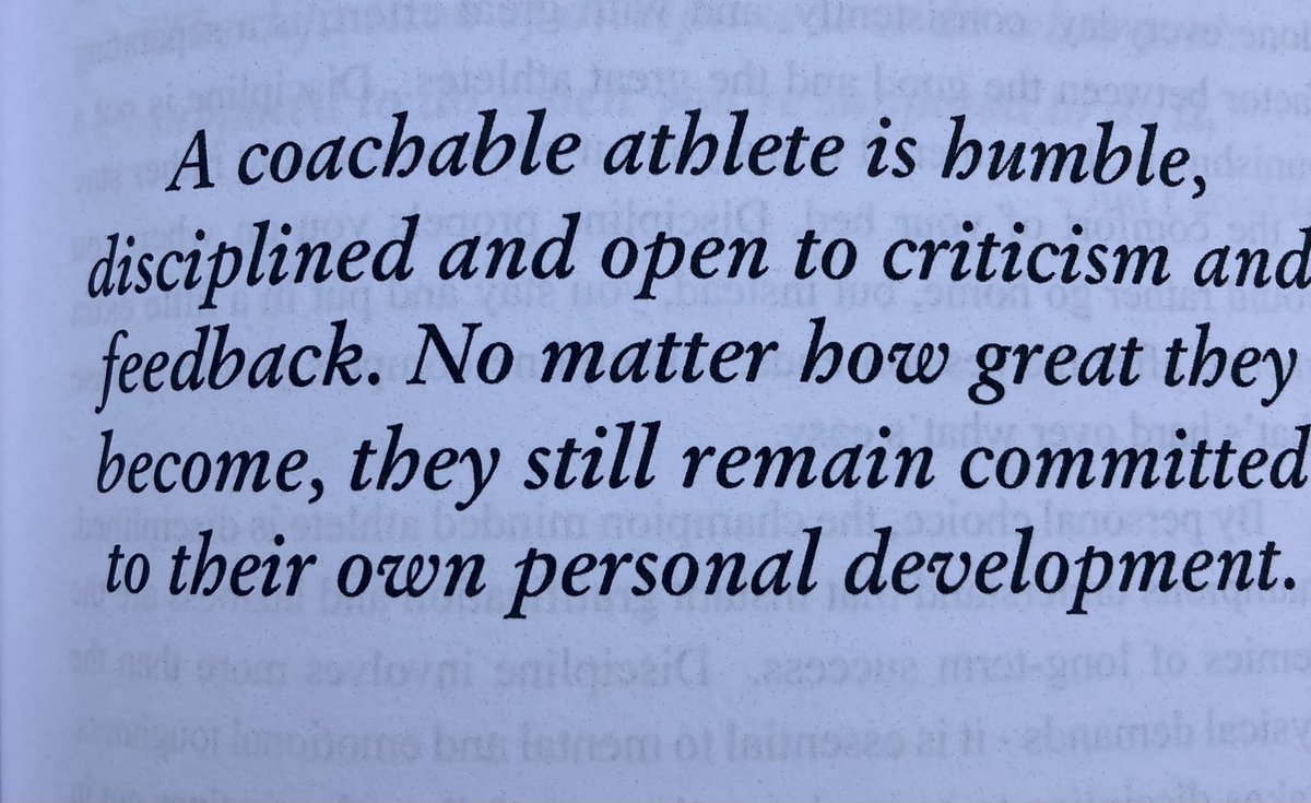 Champion Minded    Do you accept criticism, acknowledge errors and adapt to new information? Coachable people in all facets of life are open to learning and change.
Read along with us this summer @SamoAthletics @SamohiPrincipal @SMMUSD