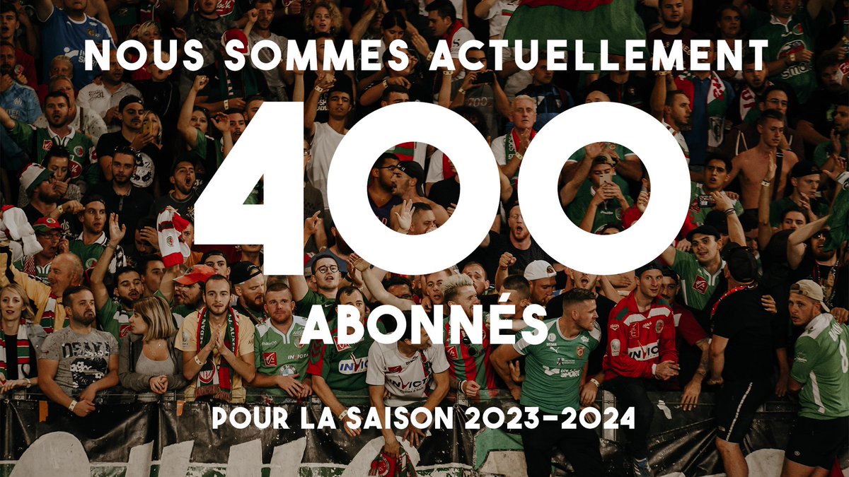 _CSSA's tweet image. 𝗟𝗮 𝗯𝗮𝗿𝗿𝗲 𝗱𝗲𝘀 𝟰𝟬𝟬 𝗔𝗕𝗢𝗡𝗡𝗘́𝗦 𝘃𝗶𝗲𝗻𝘁 𝗱’𝗲̂𝘁𝗿𝗲 𝗱𝗲́𝗽𝗮𝘀𝘀𝗲́𝗲 𝗽𝗼𝘂𝗿 𝗹𝗮 𝘀𝗮𝗶𝘀𝗼𝗻 𝟮𝟬𝟮𝟯-𝟮𝟰 ✅