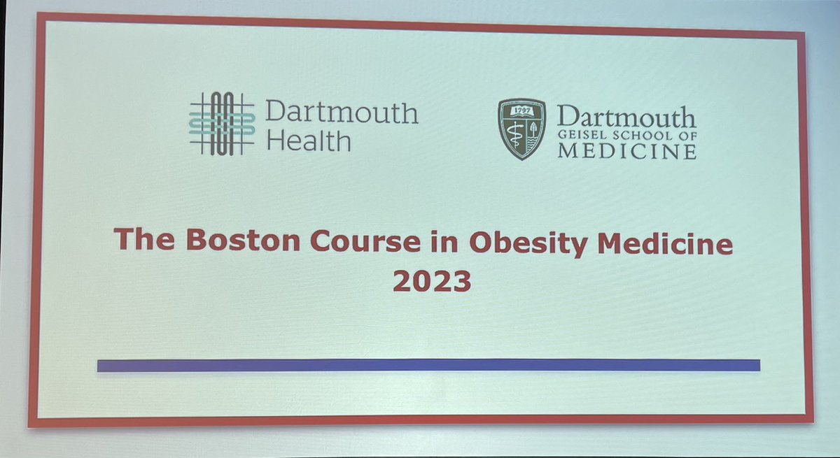 Shout out to GLB at the Boston Course in Obesity Medicine #BCOM-formerly named the Blackburn course in Obesity Medicine. 
10yrs ago Blackburn handed the course to Drs Kaplan & @MarsApovian . Premier course. @ObesitySociety @WorldObesity @OMAsocial @ObesityCan