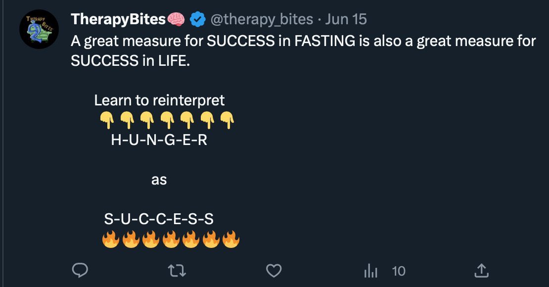 bellabee13's tweet photo. Imagine being a therapist and tweeting bullshit like this when it’s common knowledge in the field that anorexia has the highest mortality rate of any mental illness and that eating disorders of all kinds quite literally KILL PEOPLE on the reg.

This is irresponsible &amp; dangerous. https://t.co/yczt5mGePd