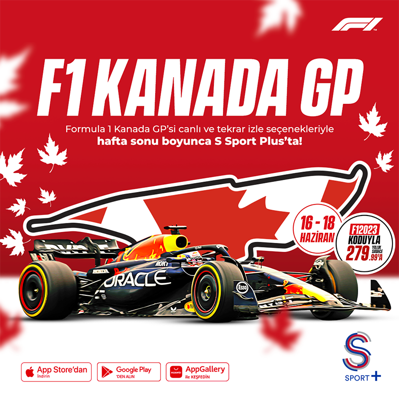 'F12023' koduyla S Sport Plus'a üye olup yıllık 279,99'a tüm seanslarıyla F1, NASCAR, IndyCar, MotoGP ve daha fazlasını izlemek için;

👉bit.ly/3JbB99u