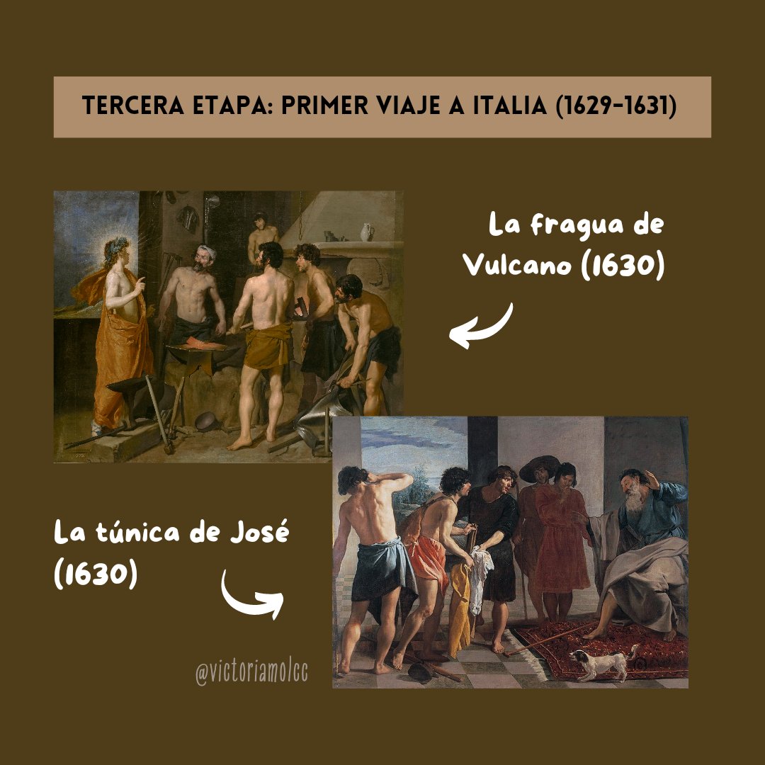 victoriamolcc's tweet photo. Hace unos meses hice esta publicación a modo de esquema sobre las etapas de Velázquez y sus principales obras. 

Hoy la quiero recuperar y la dejo por aquí por si a alguien pudiese serle de utilidad. Si compartes me ayudas a difundir mi trabajo 🫶🏻♥️

(Primera parte) https://t.co/vrEfCAMxUE