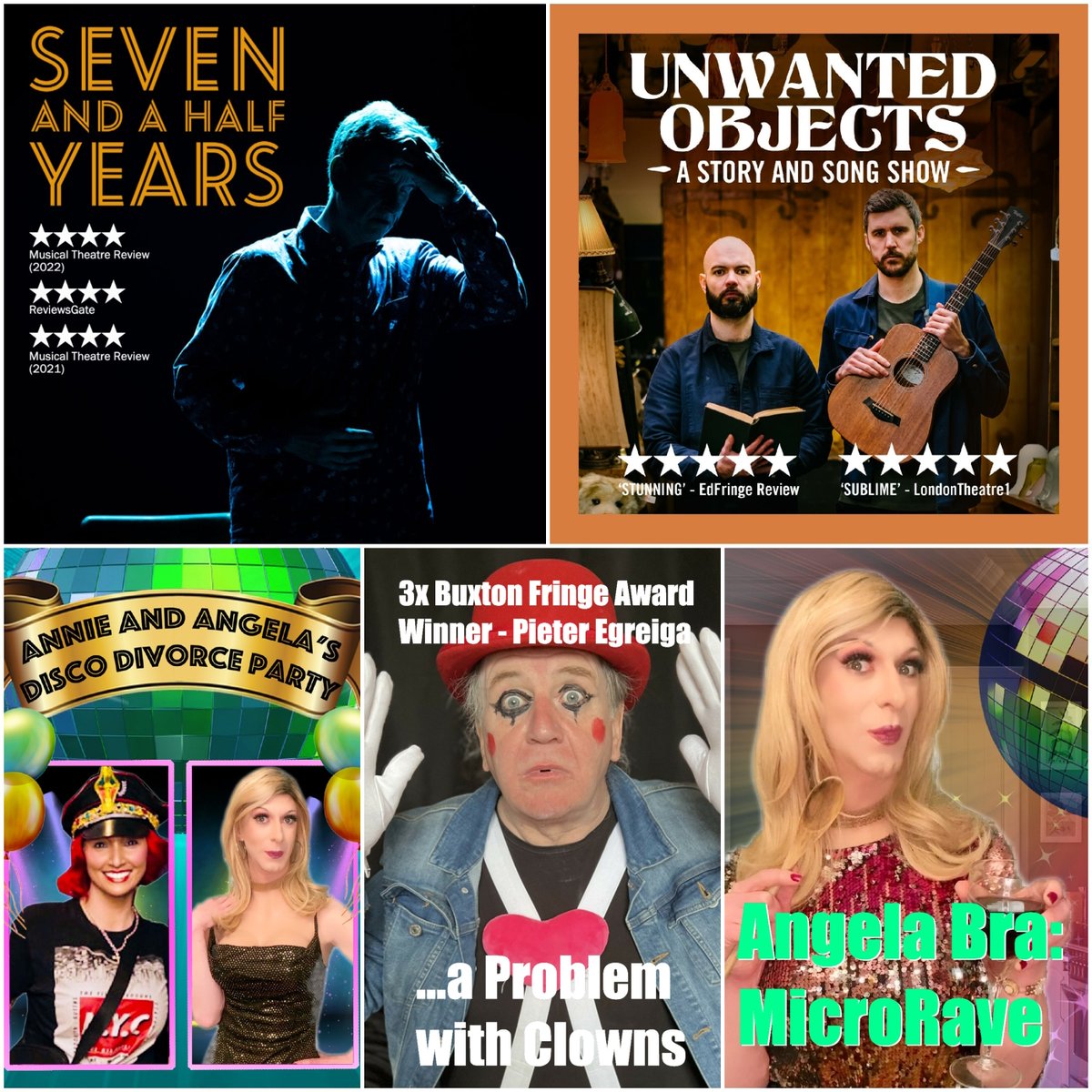 RotundaDome's tweet photo. Musical Galore:
@7andahalfyears composer MarkGlentworth (worked w Berkoff,Sir Giegud,Sir Maxwell Davis,BBC Symphony&London Sinfonietta);
Popular #UnwantedObjects;
Local fav #PieterEgriega #aproblemwClowns;
Fun times @Andy_quirk #DivorcePartyDisco & #MicroRave
#Derbyshire https://t.co/qvxhMH5VSa