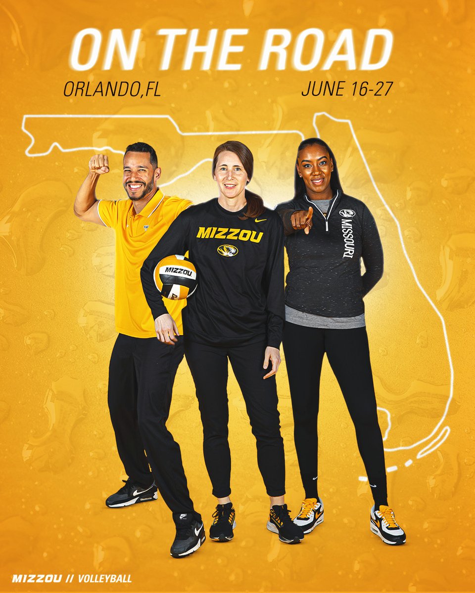 Sunshine ☀️ State, we'll see you soon‼️

Head coach <a href="/Dawn3Sullivan/">Dawn Sullivan</a> along with recruiting coordinators <a href="/MissREL7/">Coach Arielle</a> and <a href="/CoachWCamargo/">Wendel Camargo</a> will be out recruiting in Orlando. 

#MIZ🐯🏐
