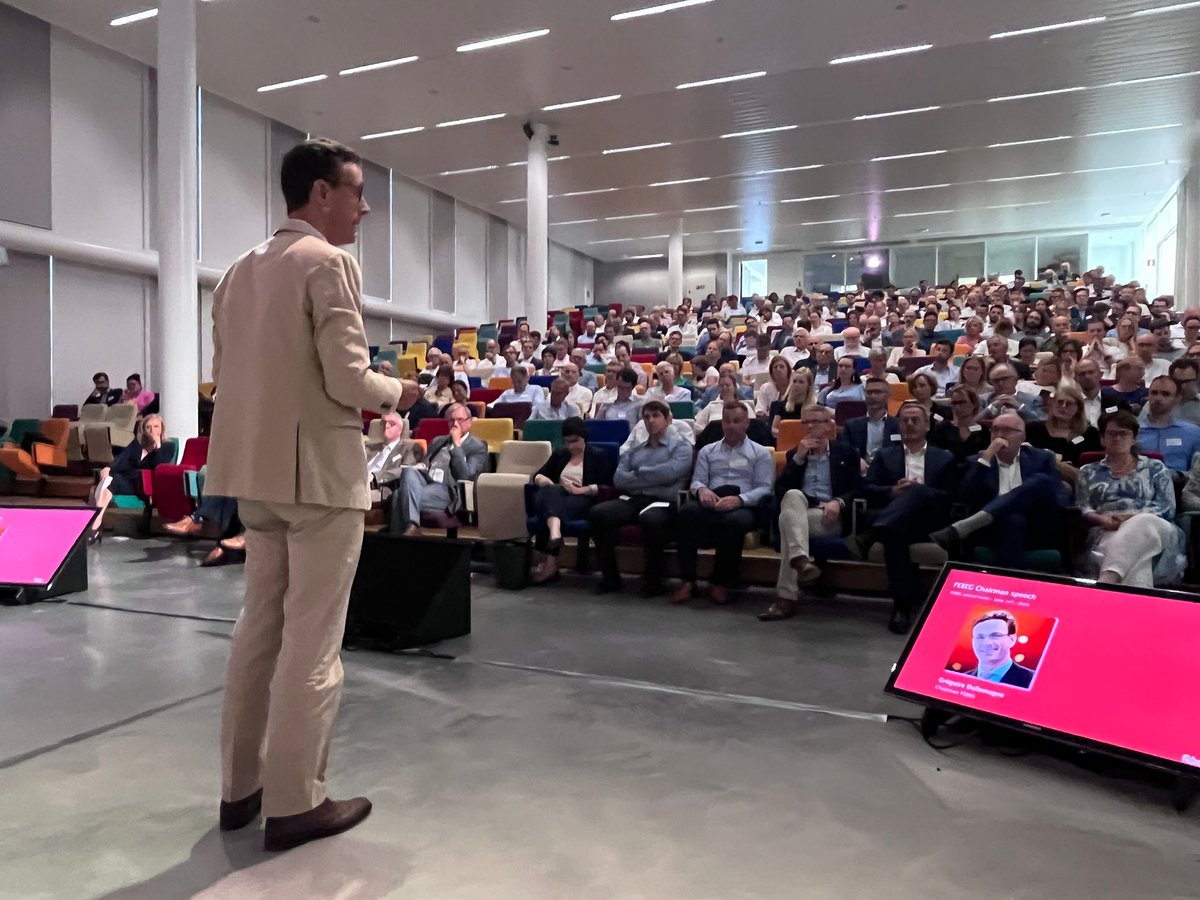febeg_be's tweet photo. #FEBEG president calls for #energefficiency #investnow #electrifynow #offshore #CCS. 
Choose the right technology to achieve #carbonneutrality #FEBEG2023 https://t.co/hDiR6Wnhoe