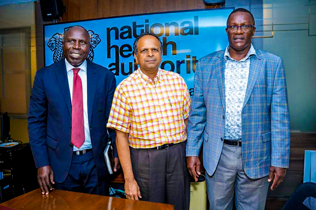 EliudOwalo's tweet photo. This afternoon, I led the Kenyan delegation to visit National Health Authority (NHA) In Delhi, for a meeting with the Authority’s top management led by NHA CEO Mr. S. Gopalakrishnan. 

The Authority is mandated with the responsibility of implementing two health flagship https://t.co/uHMiNytDOO
