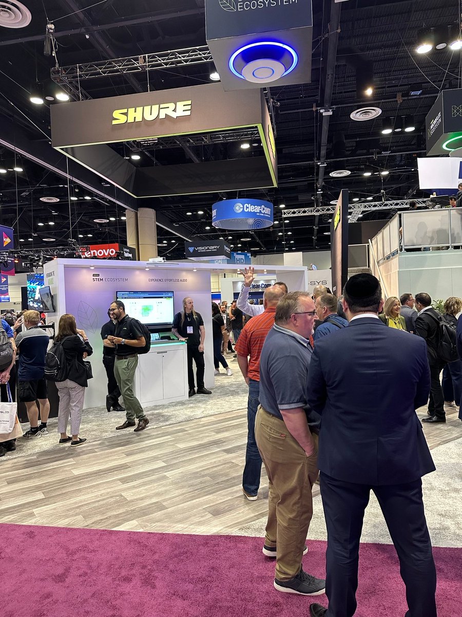 Sights and scenes from InfoComm '23 part 1📷
@Shure
@DraperInc
@LEAProfessional
@ALLEN_HEATH
#Infocomm2023 #AVTweeps #AV #VideoConference #HybridWorkplace #NewProduct #NewSolutions #BYOD #Scheduling #Livestream #NewProduct #NewTechnology #proav
#SKMac #manufacturersrep