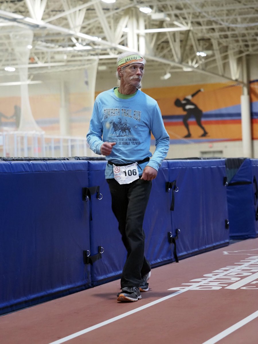 Today is the day the races begin!! 
Here's a look back to 2022, and some runners on the track - day 6 of the 6-day race... #6DaysIntheDome #6DaysInTheDome2022 #running #marathon #ultramarathon #ultrarunning #WestAllis #Milwaukee