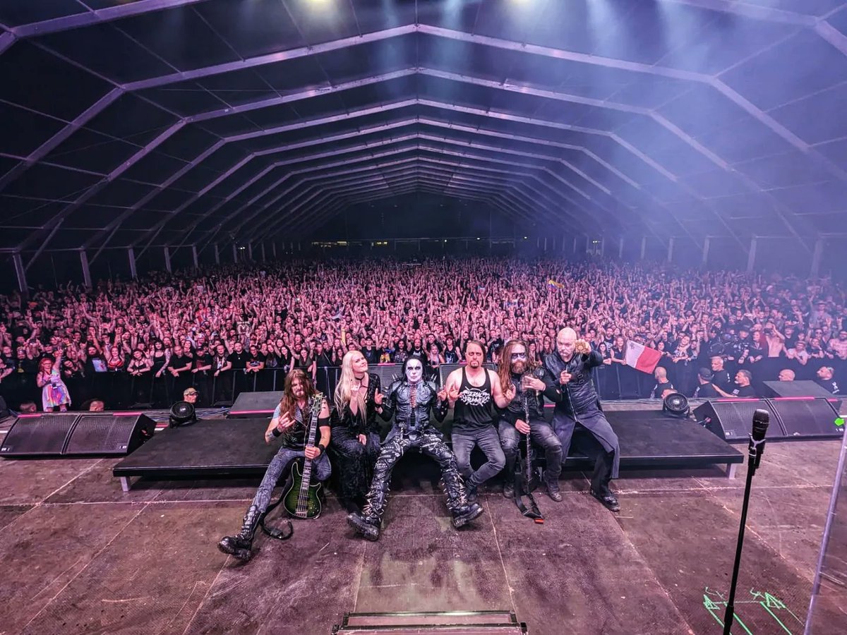 DanFirthMusic's tweet photo. Great times at @GraspopMetal last night! It was a real buzz seeing the sea of faces in the tent for our show, and I had a blast on stage. Time to start the journey home now. 🚌 🛫 

#cradleoffilth https://t.co/AZmn1r3ePQ